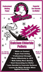 Bare Ground Solutions - 50 Lb Bag Calcium Chloride Pellets - Effective to -20°F - Exact Tooling