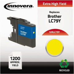 innovera - Yellow Inkjet Printer Cartridge - Use with Brother MFC-J6510DW, MFC-J6710DW, MFC-J6910DW, MFC-J825DW, MFC-J835DW - Exact Tooling