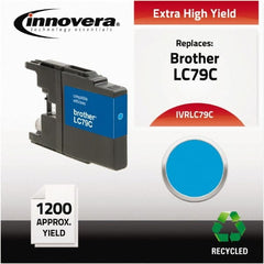 innovera - Cyan Inkjet Printer Cartridge - Use with Brother MFC-J6510DW, MFC-J6710DW, MFC-J6910DW, MFC-J825DW, MFC-J835DW - Exact Tooling