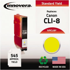 innovera - Yellow Inkjet Printer Cartridge - Use with Canon PIXMA iP3300, iP3500, iP4200, iP4300, iP4500, iP5200, MP500, MP510, MP520, MP530, MP600, MP610, MP800, MP810, MP830, MP950, MP960, MP970, MX700, MX850 - Exact Tooling