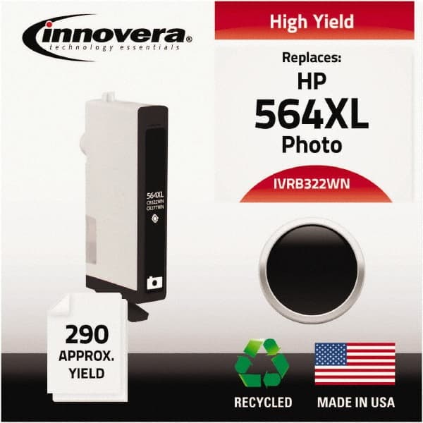innovera - Inkjet Printer Cartridge - Use with HP Photosmart 5510, 5514, 6510, B8550, B8553, B8558, C6340, C6350, C6380, C6383, D5460, D7560, HP Photosmart Plus B209A, B209B, B209C, Premium Touchsmart C309, C309n, C310, Photosmart Premium Fax All-In-One - Exact Tooling