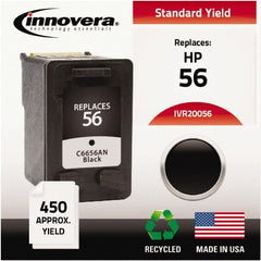 innovera - Black Ink Cartridge - Use with HP Deskjet 450, 5150, 5550, 5650, 5850, 9650, 9670, 9680, Digital Copier Printer 410, Officejet 6110 - Exact Tooling
