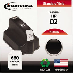 innovera - Black Inkjet Printer Cartridge - Use with HP Photosmart C5180, C6180, C7180, D6160, D7145, D7155, D7160, D7345, D7355, D7360, 3110, 3210, 3310, 8250 - Exact Tooling