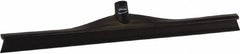 Vikan - 23.62" Rubber Blade Floor Squeegee - Single Edge, Black, Plastic Holder - Exact Tooling