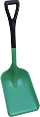 Remco - 13-3/4" High Square Plastic Shovel - 20-1/2" Long D-Grip Handle - Exact Tooling
