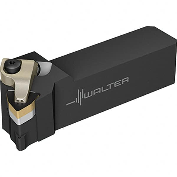 Walter - 95° Lead Angle, 25mm Shank Height x 25mm Shank Width, Indexable Turning Toolholder - 135.01mm OAL, Series DWLN-ISO-AUSSEN-P - Exact Tooling