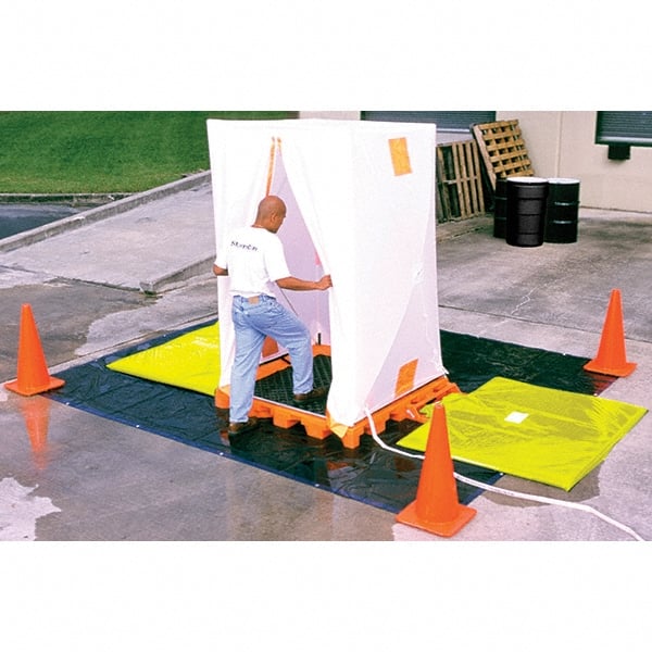 UltraTech - Vinyl Coated Nylon Liner, Waterproof Fabric Decon Deck Privacy Shelter - 12" Long x 12" Wide x 52" High - Exact Tooling