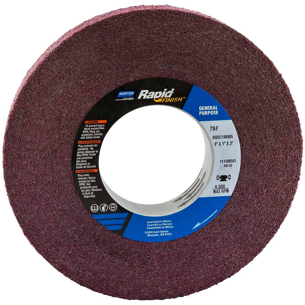 Norton - Deburring Wheels Wheel Type: Convolute Wheel Diameter (Inch): 8 - Exact Tooling