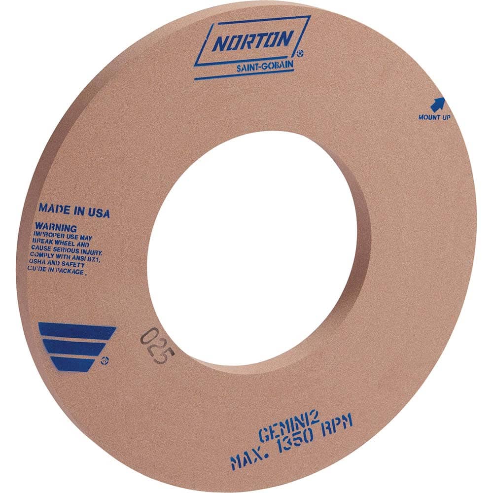 Norton - Centerless & Cylindrical Grinding Wheels Wheel Diameter (Inch): 20 Wheel Width (Inch): 1 - Exact Tooling