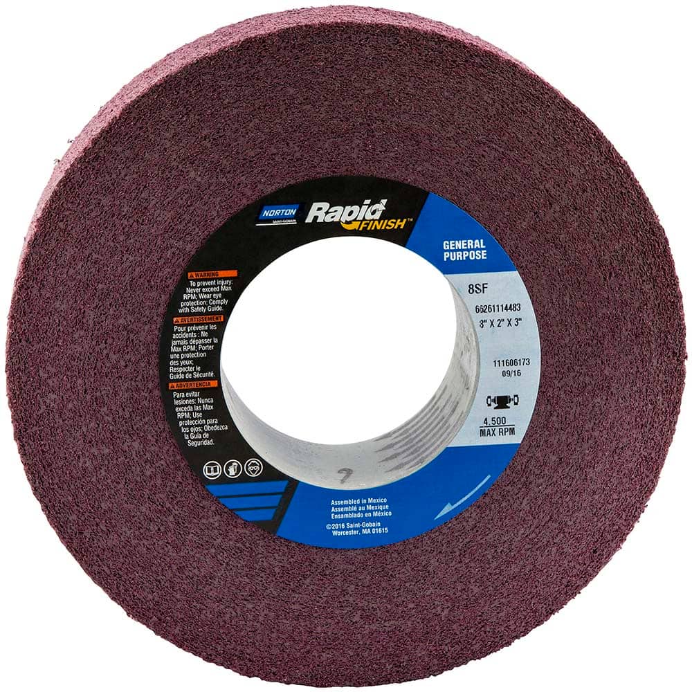 Norton - Deburring Wheels Wheel Type: Convolute Wheel Diameter (Inch): 8 - Exact Tooling