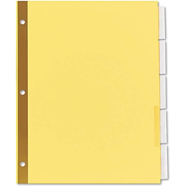 UNIVERSAL - Tabs, Indexes & Dividers Indexes & Divider Type: Customizable Size: 8-1/2 x 11 - Exact Tooling