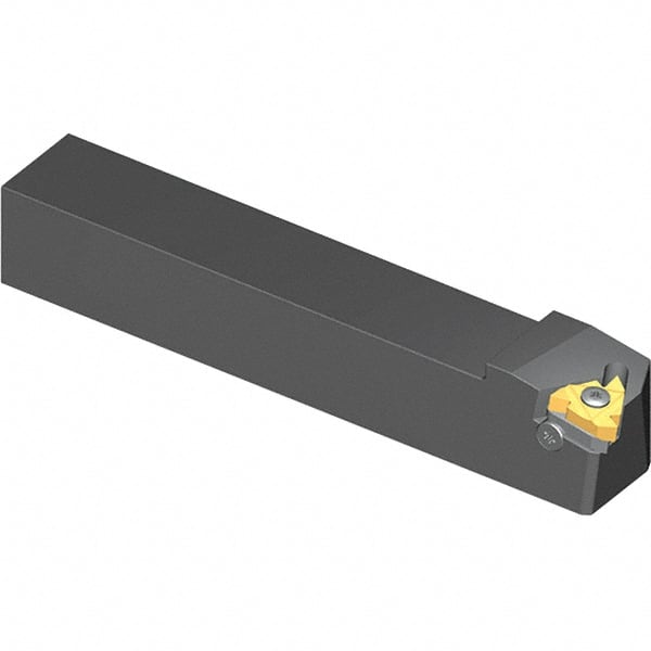 Vargus - External Thread, Left Hand Cut, 25mm Shank Width x 25mm Shank Height Indexable Threading Toolholder - 153.6mm OAL, 3EL Insert Compatibility, AL Toolholder, Series Standard - Exact Tooling