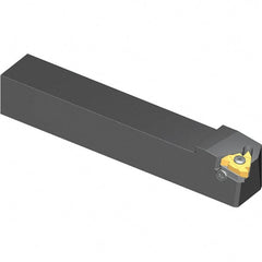 Vargus - External Thread, Left Hand Cut, 25mm Shank Width x 25mm Shank Height Indexable Threading Toolholder - 153.6mm OAL, 3EL Insert Compatibility, AL Toolholder, Series Standard - Exact Tooling