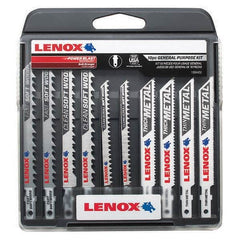 Lenox - Jig Saw Blade Sets Blade Material: Bi-Metal Minimum Blade Length (Inch): 3-5/8 - Exact Tooling