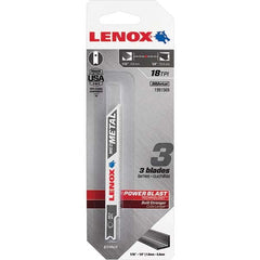 Lenox - Jig Saw Blades Blade Material: Bi-Metal Blade Length (Inch): 3-5/8 - Exact Tooling