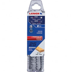 Lenox - Jig Saw Blades Blade Material: Bi-Metal Blade Length (Inch): 4 - Exact Tooling