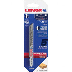Lenox - Jig Saw Blades Blade Material: Bi-Metal Blade Length (Inch): 4 - Exact Tooling