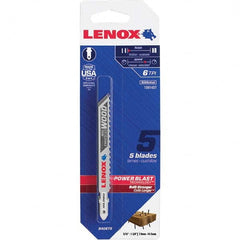 Lenox - Jig Saw Blades Blade Material: Bi-Metal Blade Length (Inch): 4 - Exact Tooling