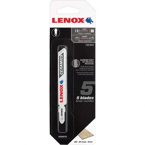 Lenox - Jig Saw Blades Blade Material: Bi-Metal Blade Length (Inch): 3-1/2 - Exact Tooling