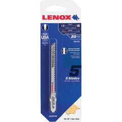 Lenox - Jig Saw Blades Blade Material: Bi-Metal Blade Length (Inch): 3-1/2 - Exact Tooling