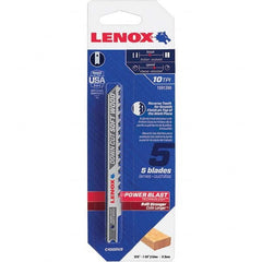 Lenox - Jig Saw Blades Blade Material: Bi-Metal Blade Length (Inch): 4 - Exact Tooling