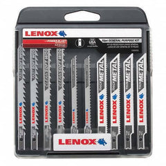 Lenox - Jig Saw Blade Sets Blade Material: Bi-Metal Minimum Blade Length (Inch): 3-5/8 - Exact Tooling
