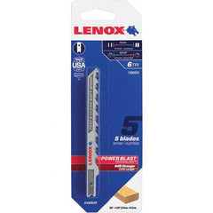 Lenox - Jig Saw Blades Blade Material: Bi-Metal Blade Length (Inch): 4 - Exact Tooling