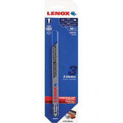 Lenox - Jig Saw Blades Blade Material: Bi-Metal Blade Length (Inch): 5-1/4 - Exact Tooling