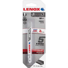 Lenox - Jig Saw Blades Blade Material: Bi-Metal Blade Length (Inch): 3-5/8 - Exact Tooling