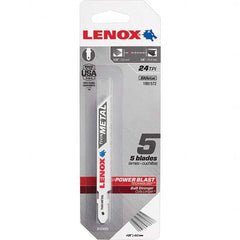 Lenox - Jig Saw Blades Blade Material: Bi-Metal Blade Length (Inch): 3-5/8 - Exact Tooling