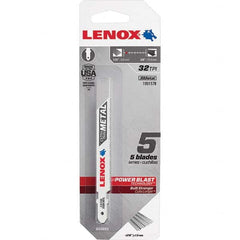 Lenox - Jig Saw Blades Blade Material: Bi-Metal Blade Length (Inch): 3-5/8 - Exact Tooling