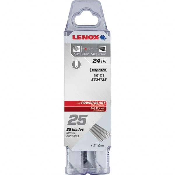 Lenox - Jig Saw Blades Blade Material: Bi-Metal Blade Length (Inch): 3-5/8 - Exact Tooling