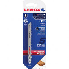 Lenox - Jig Saw Blades Blade Material: Bi-Metal Blade Length (Inch): 4 - Exact Tooling