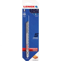 Lenox - Jig Saw Blades Blade Material: Bi-Metal Blade Length (Inch): 4-5/8 - Exact Tooling
