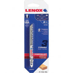 Lenox - Jig Saw Blades Blade Material: Bi-Metal Blade Length (Inch): 4 - Exact Tooling