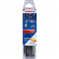Lenox - Jig Saw Blades Blade Material: Bi-Metal Blade Length (Inch): 4 - Exact Tooling
