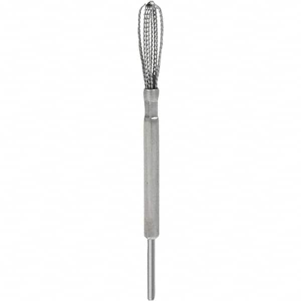 Made in USA - Power Deburring Tools Type: Cross Hole Deburring Tool Tool Compatibility: Rotary Power Tool - Exact Tooling