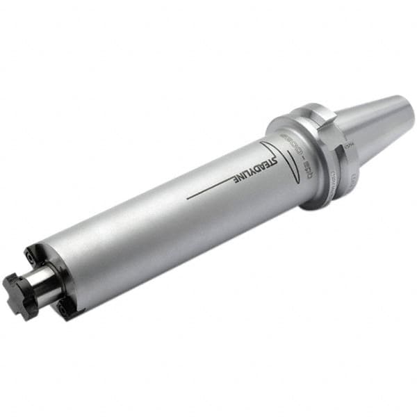 Seco - BT50 Dual Contact Taper Shank 40mm Pilot Diam Shell Mill Holder - 312mm Flange to Nose End Projection, 89mm Nose Diam, Through-Spindle & DIN Flange Coolant - Exact Tooling