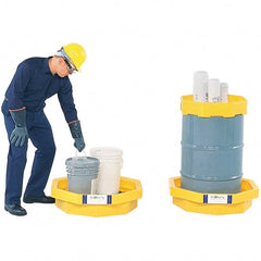 UltraTech - 22.8 Gal Sump Capacity Polyethylene Drum Tray - Exact Tooling