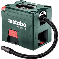 Metabo - 2 Gal Capacity, Cordless Portable Wet/Dry Vacuum Bare - 18 Volts, 16.5 Lb - Exact Tooling