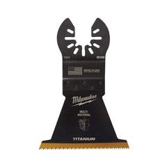 Milwaukee Tool - Rotary & Multi-Tool Accessories; Accessory Type: Multi-Material Blade ; For Use With: Multi-Tools ; Includes: 2-1/2" TITANIUM BI-METAL WOOD W/NAILS BLADE ; Maximum RPM: 0.000 ; Color: Black ; Tooth Style: End Cut - Exact Tooling