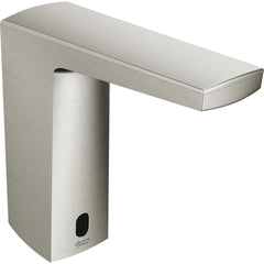 American Standard - Electronic & Sensor Faucets; Type: Sensor ; Style: Modern; Contemporary ; Type of Power: Battery ; Spout Type: Low Arc ; Mounting Centers: Single Hole (Inch); Finish/Coating: Brushed; Nickel - Exact Tooling