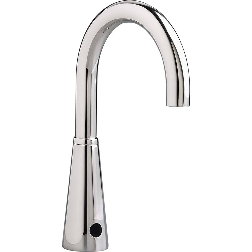 American Standard - Electronic & Sensor Faucets; Type: Sensor ; Style: Modern; Contemporary ; Type of Power: DC ; Spout Type: Gooseneck ; Mounting Centers: Single Hole (Inch); Finish/Coating: Polished Chrome - Exact Tooling