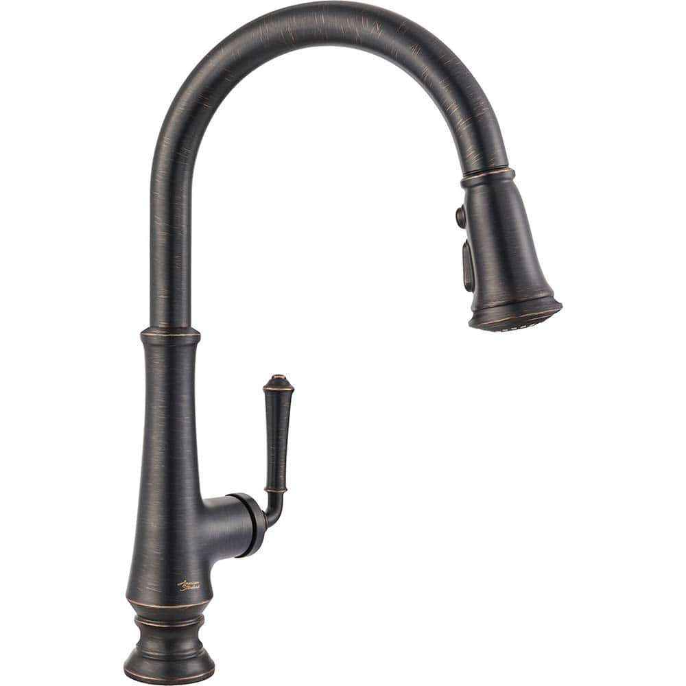American Standard - Kitchen & Bar Faucets; Type: Pull Down ; Style: Traditional ; Mount: Deck ; Design: One Handle ; Handle Type: Lever ; Spout Type: High Arc - Exact Tooling