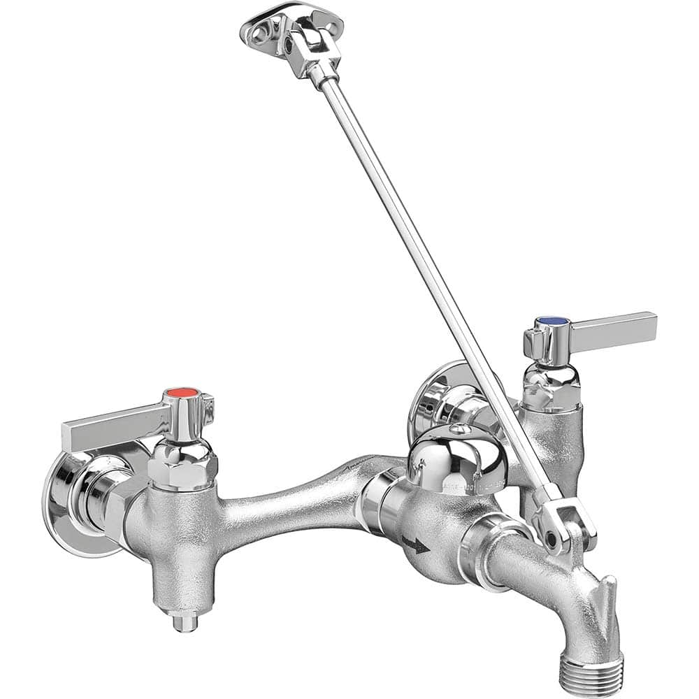 American Standard - Industrial & Laundry Faucets; Type: Utility Faucet ; Style: Transitional ; Design: Two Handle ; Handle Type: Lever ; Spout Type: Straight ; Mounting Centers: 8 (Inch) - Exact Tooling