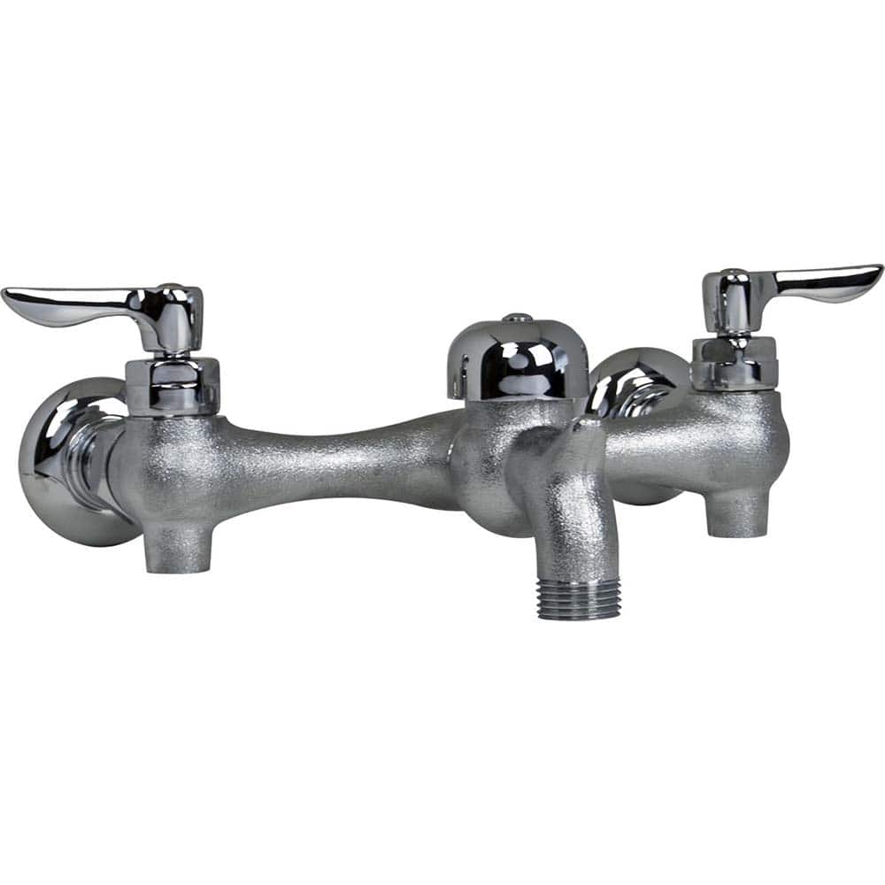 American Standard - Industrial & Laundry Faucets; Type: Utility Faucet ; Style: Transitional ; Design: Two Handle ; Handle Type: Lever ; Spout Type: Straight ; Mounting Centers: 8 (Inch) - Exact Tooling