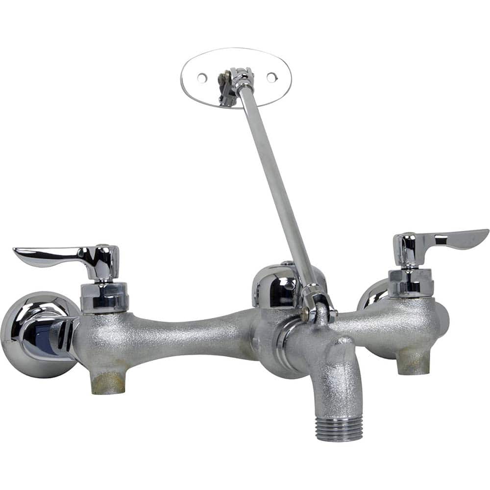 American Standard - Industrial & Laundry Faucets; Type: Utility Faucet ; Style: Transitional ; Design: Two Handle ; Handle Type: Lever ; Spout Type: Straight ; Mounting Centers: 8 (Inch) - Exact Tooling