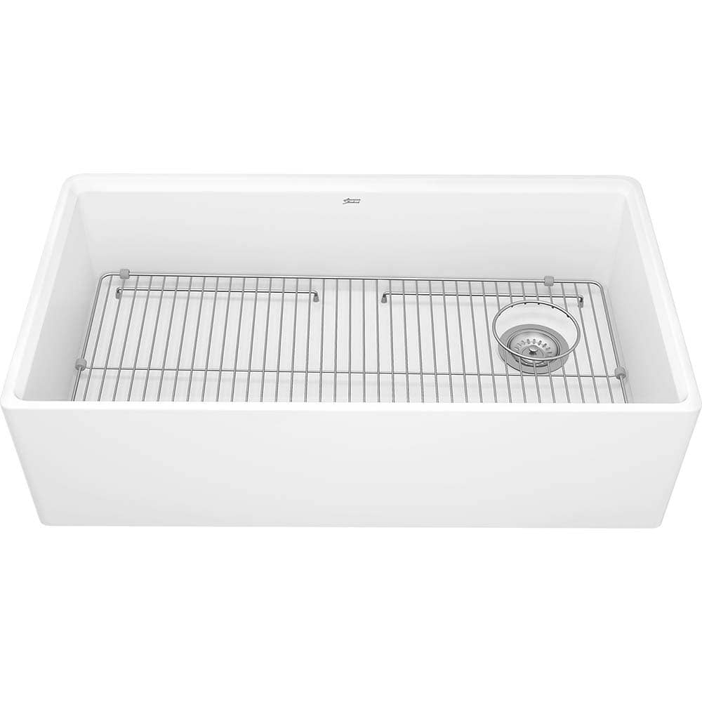American Standard - Faucet Replacement Parts & Accessories; Type: Avery 36 x 20-Inch Fine Fireclay Undermount or Flush Mount Single Bowl Apron Front Kitchen Sink ; For Use With: Avery 36 x 20-Inch Fine Fireclay Undermount or Flush Mount Single Bowl Apron - Exact Tooling