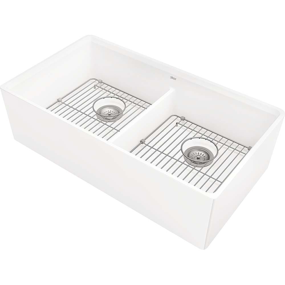 American Standard - Faucet Replacement Parts & Accessories; Type: Avery 36 x 20-Inch Fine Fireclay Undermount or Flush Mount Double Bowl Apron Kitchen Sink ; For Use With: Avery 36 x 20-Inch Fine Fireclay Undermount or Flush Mount Double Bowl Apron Kitch - Exact Tooling