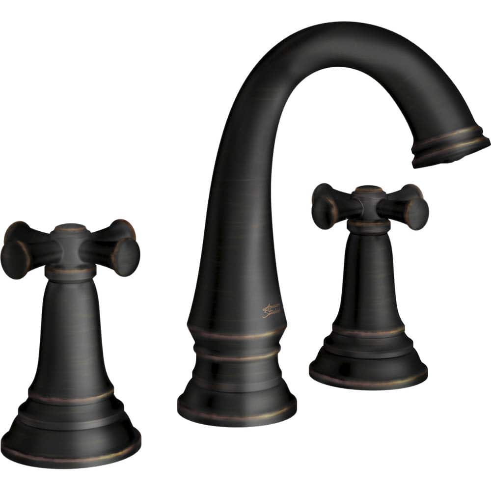 American Standard - Lavatory Faucets; Type: Widespread ; Spout Type: High Arc ; Design: Two Handle ; Handle Type: Cross ; Mounting Centers: 8 (Inch); Drain Type: Pop-Up - Exact Tooling
